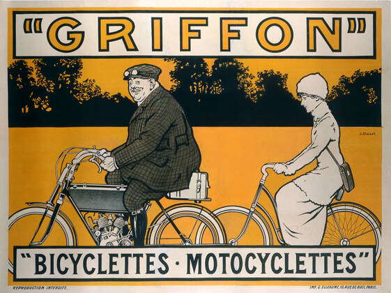 Advertising Cycles Poster For The Brand Cycles Alcyon Referring To The