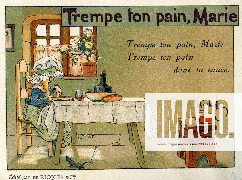 Chanson Enfantine Trempe Ton Pain Marie Trempe Ton Pain Marie Chansons