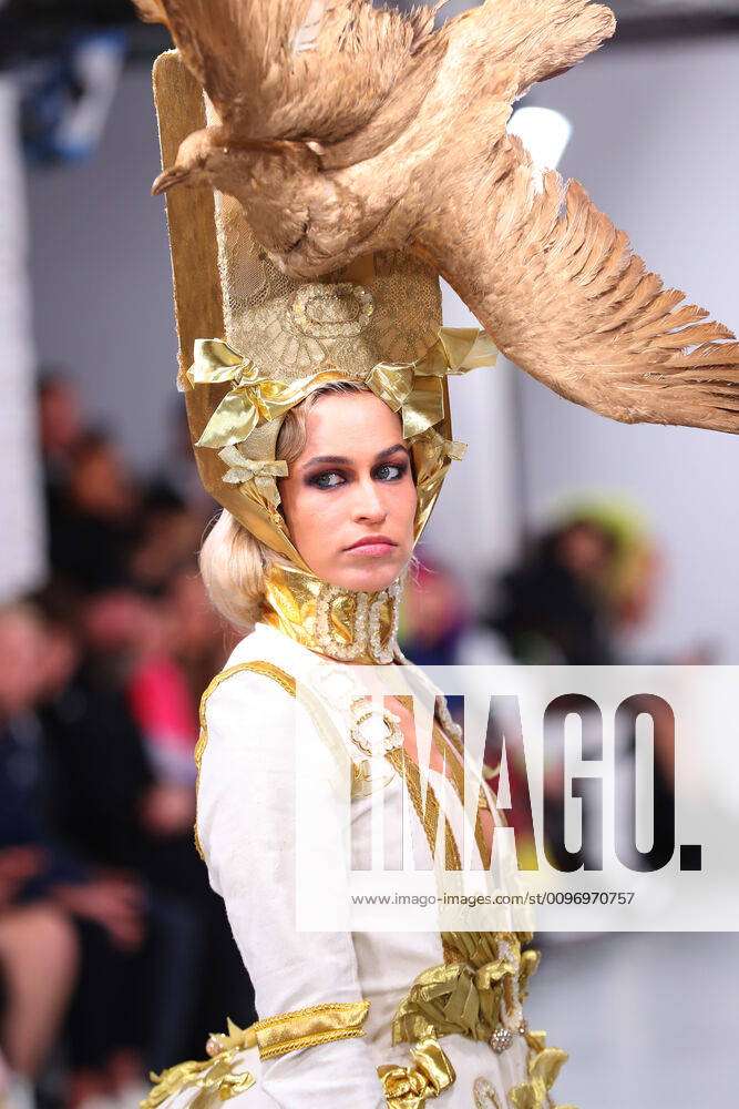 Brazilian Model Alice Dellal Walks The Catwalk At The Pam Hogg Fashion