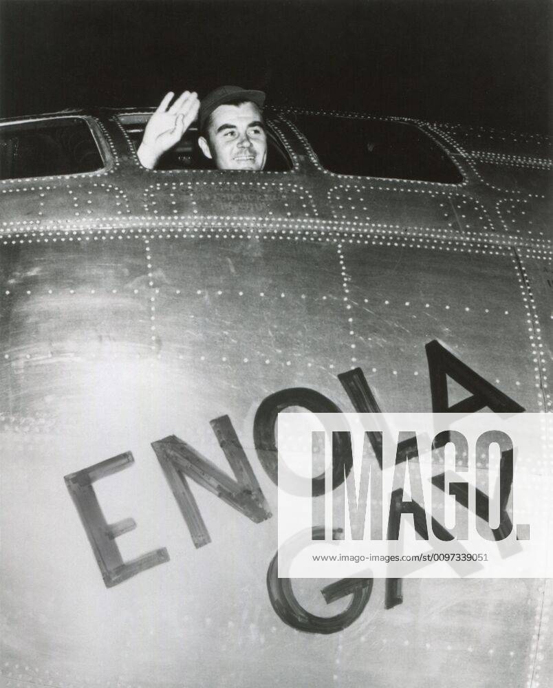 Col Paul W Tibbets Jr Pilot Of The ENOLA GAY Waves From His