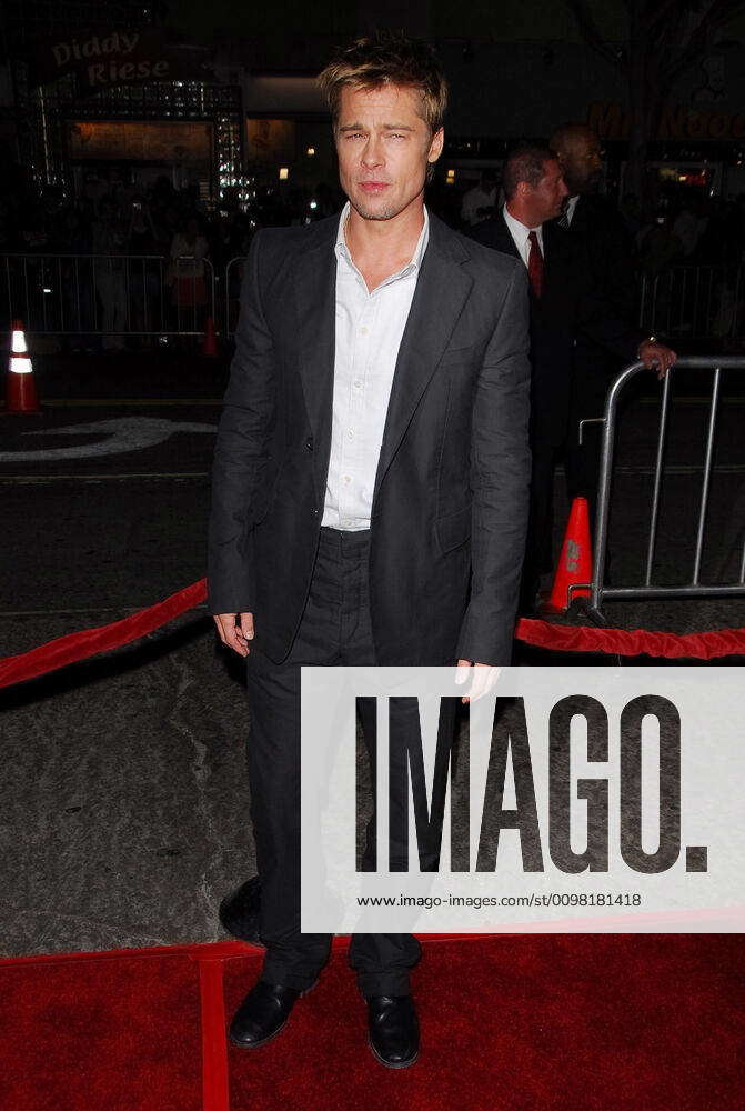 Brad Pitt At The Los Angeles Premiere Of Babel Held At The Mann Village