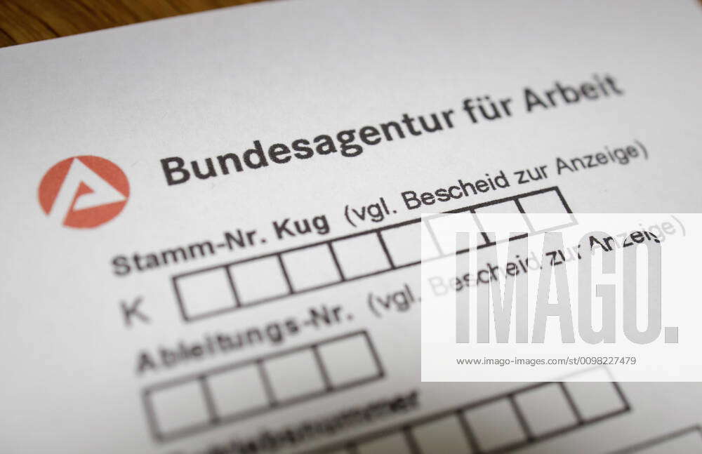 Antrag Fuer Kurzarbeitergeld Der Bundesagentur Fuer Arbeit Berlin 20