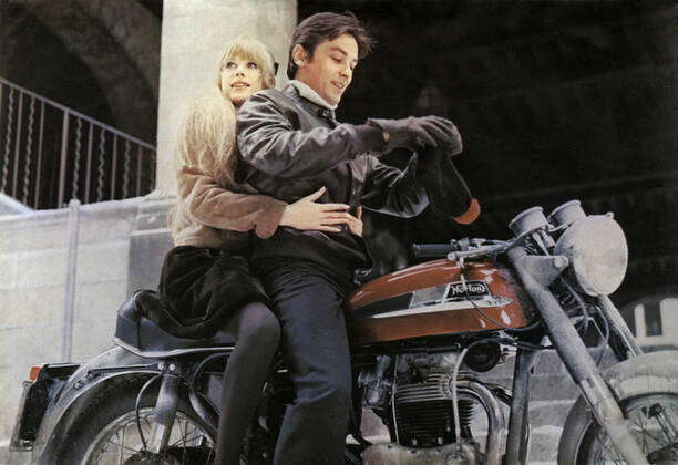 Girl On A Motorcycle Aka Naked Under Leather Alain Delon Marianne