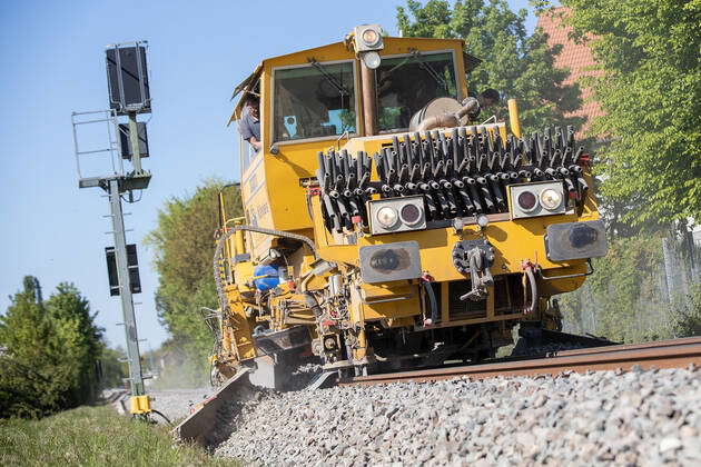 Gross Umstadt On 26 April 2020 F L Track Construction Work Railway