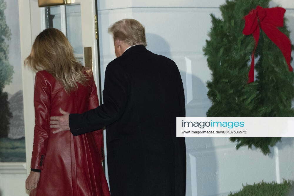 United States President Donald J Trump And First Lady Melania Trump