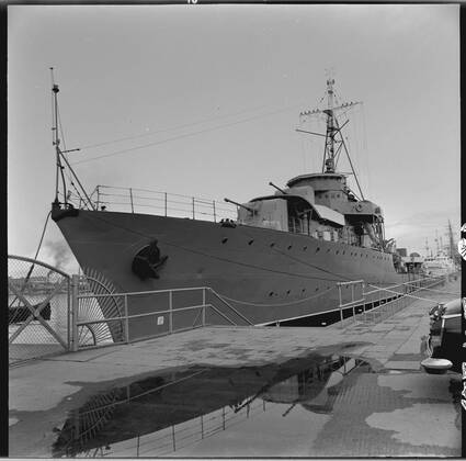 Orp Burza Squall Storm Wicher Class Destroyer Of The Polish Navy