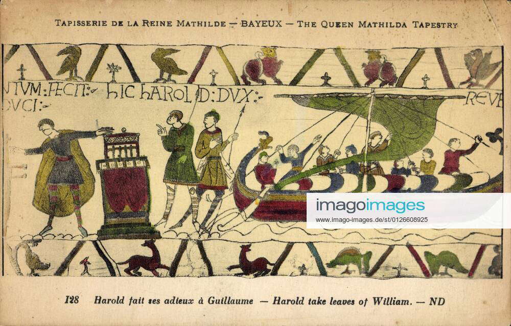 Bayeux Calvados Tapisserie De La Reine Mathilde Harold