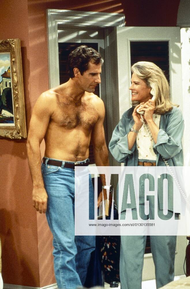 MURPHY BROWN From Left Scott Bakula Candice Bergen 1994 1988