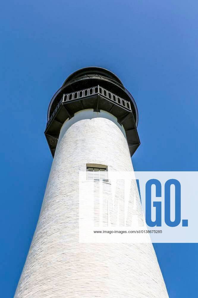 Famous Lighthouse At Cape Florida At Key Biscayne Xfotosearchxlbrfx