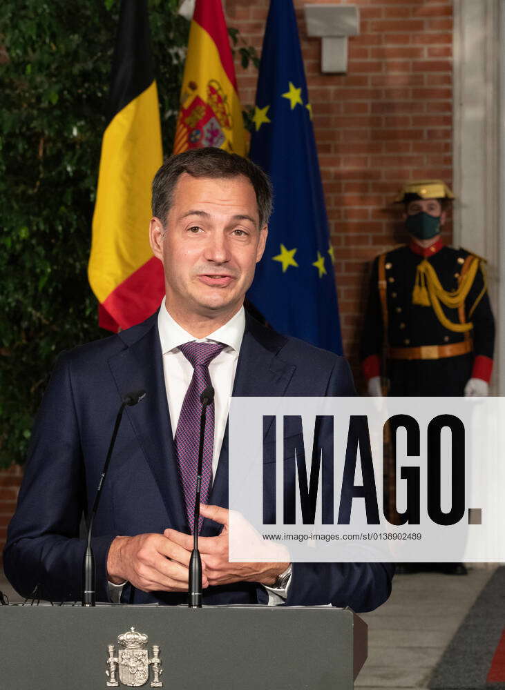 Prime Minister Alexander De Croo Pictured During A Bilateral Visit Of