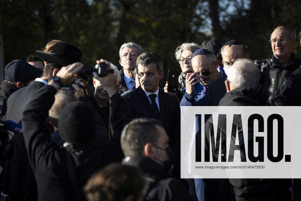 DÃ placement de M GÃ rald DARMANIN et Mme Brigitte KLINKERT au CimetiÃ