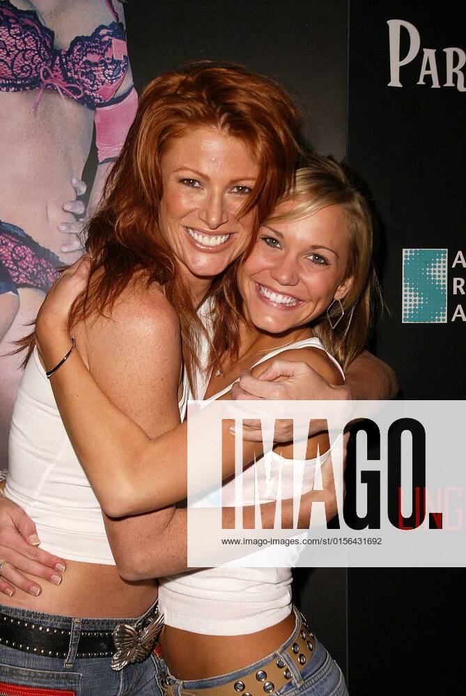 Angie Everhart And Jennifer Birmingham At The Lingerie Bowl After