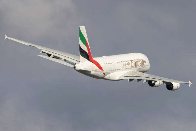 The Airbus A A Of The Airline Emirates Ek Uae With The