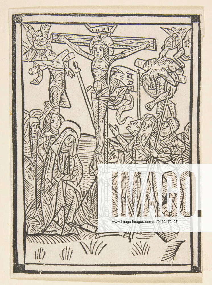 The Crucifixion Schr 486 15th Century Anonymous German 15th