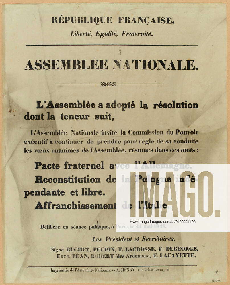 French Republic Freedom Equality Fraternity National Assembly The