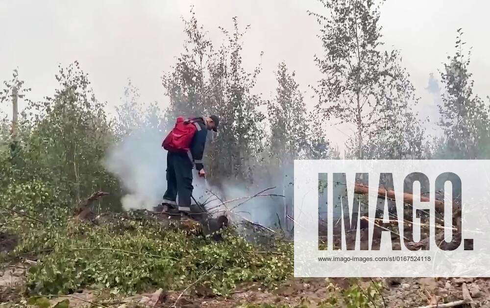 Russia Wildfires In This Handout Video Grab Released