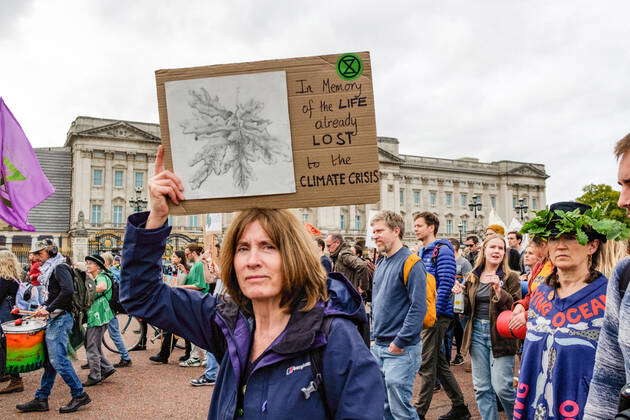 Xr March In London London Uk Oct Extinction Rebellion March