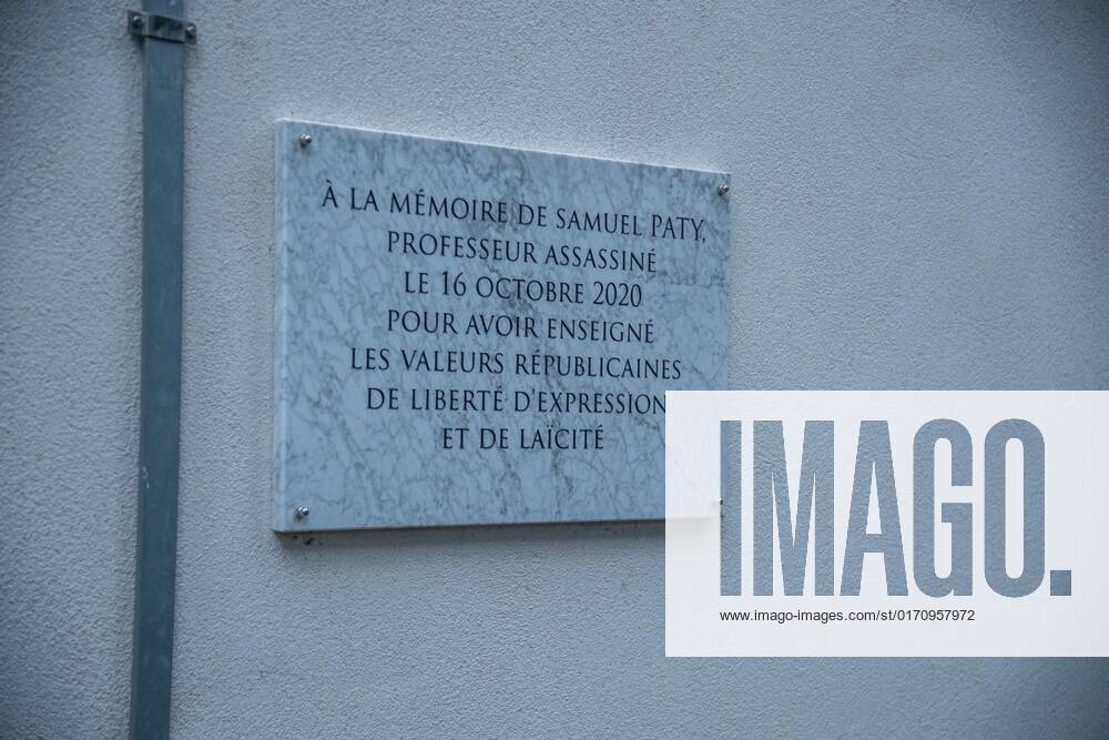 Plaque CommÃ morative en hommage a Samuel Paty NEWS LÂ ecole Boulle