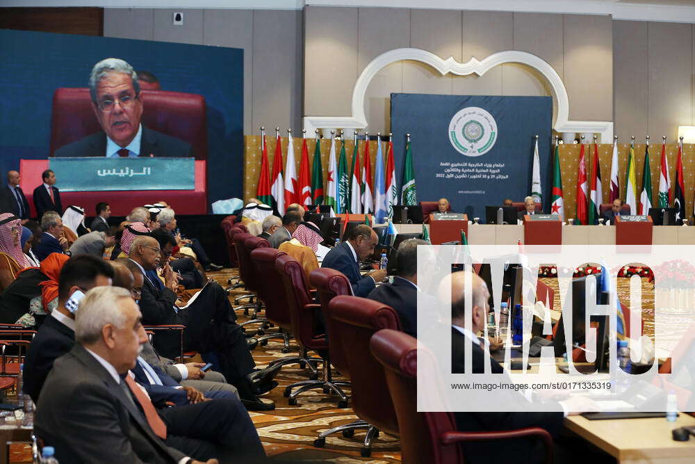 Arab League Summit In Algeria General View Of The Opening Session Of