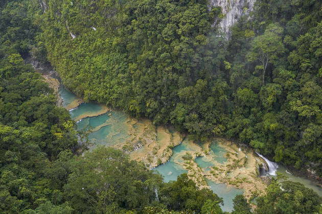 December Lanquin Alta Verapaz Guatemala View Of Semuc