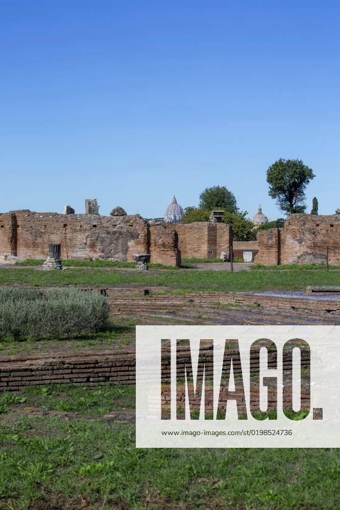 Palatine Hill View Of The Ruins Of Several Important Ancient Buildings