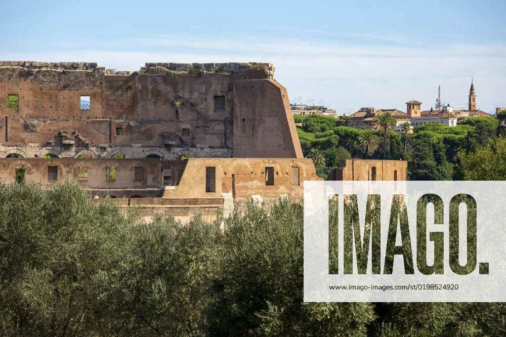 Palatine Hill View Of The Ruins Of Several Important Ancient Buildings