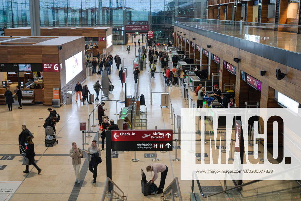 Central Check In Hall Main Building Terminal Ber Airport Berlin