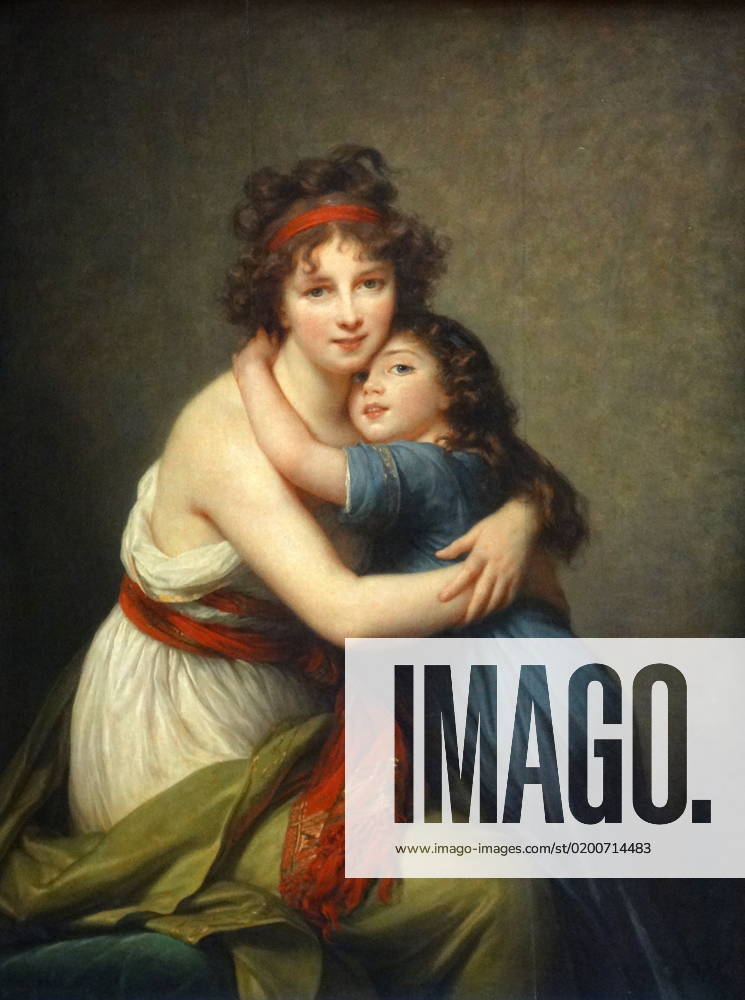 Madame Vigee Le Brun Et Sa Fille Jeanne Lucie Louise 1789 By