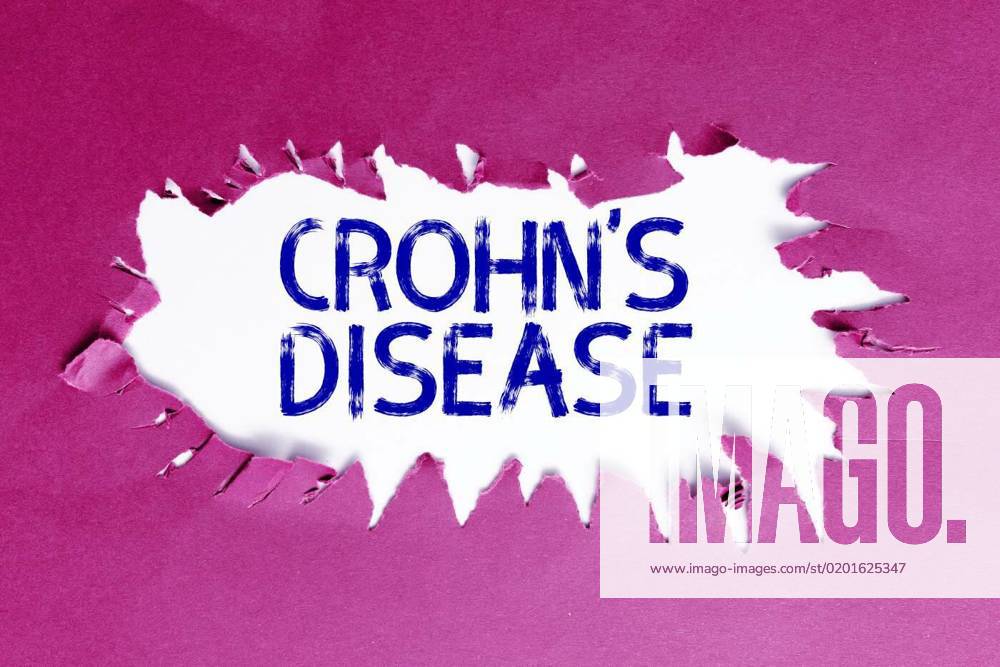 Handwriting Text Crohn S Disease Business Idea Inflammatory Disease Of