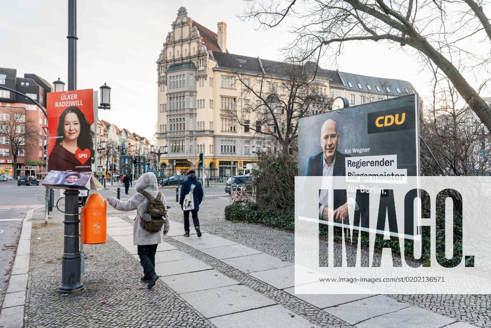 05 02 2023 Berlin Germany An Election Poster Of The CDU With Kai Wegner