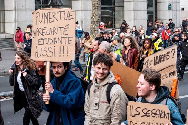 Strikes Against Macron S Pension Reform In Paris Paris France