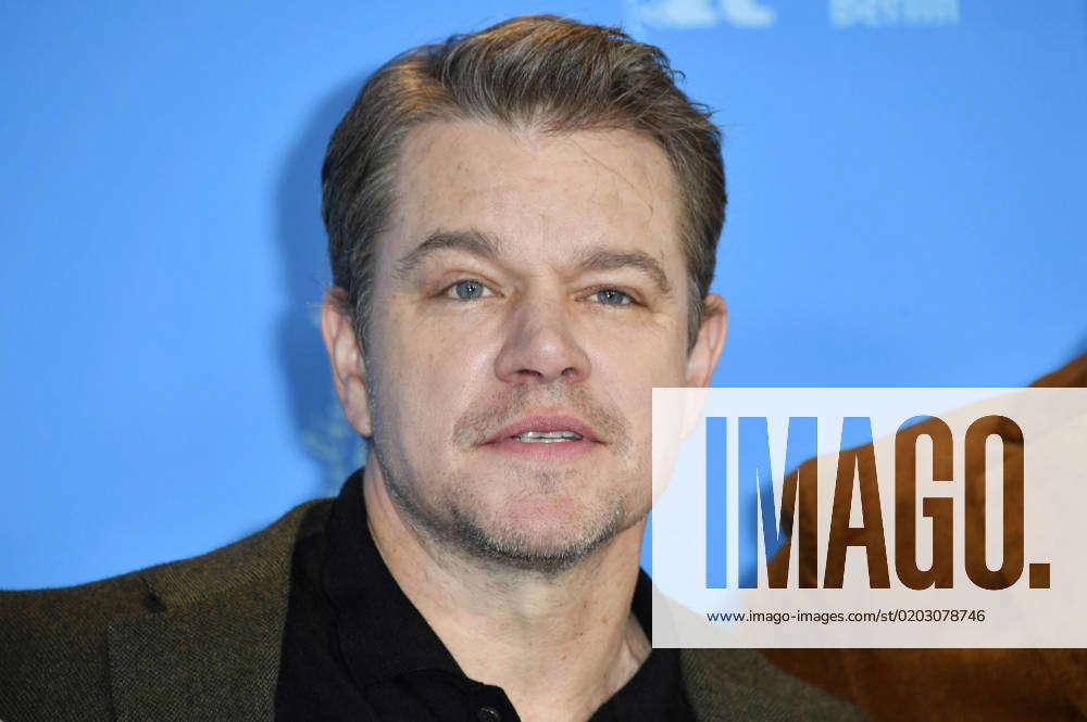 Matt Damon At The Photocall For The Documentary Kiss The Future At The