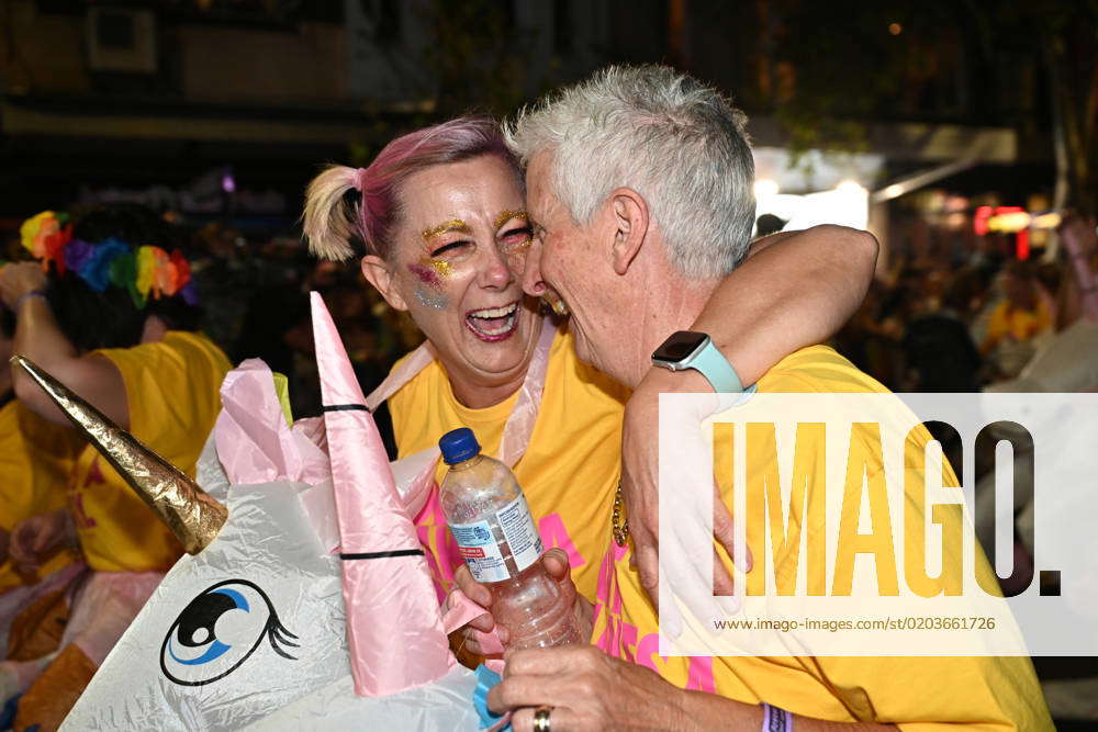 Sydney Gay And Lesbian Mardi Gras Parade People Participate In The