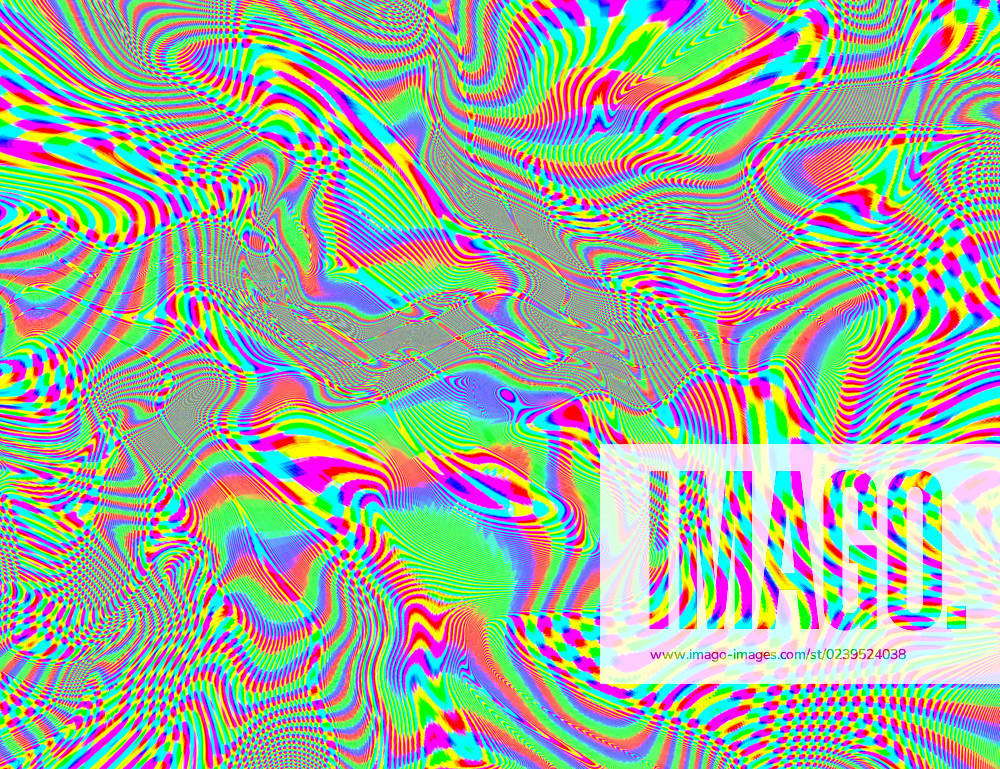 Trippy Psychedelic Rainbow Background Glitch Lsd Colorful Wallpaper