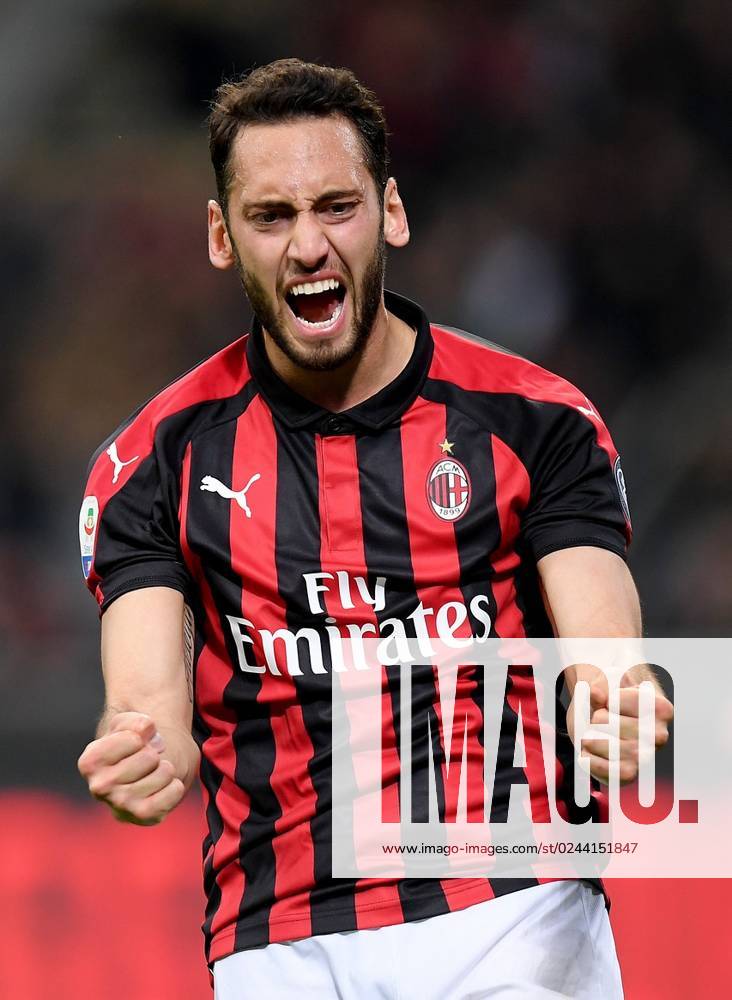 Milan April Xinhua Ac Milan S Hakan