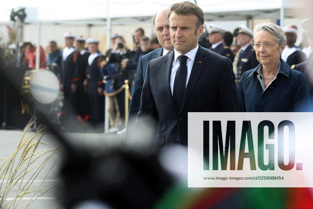 President Macron At D Day 79th anniversary Colleville Le prÃ sident