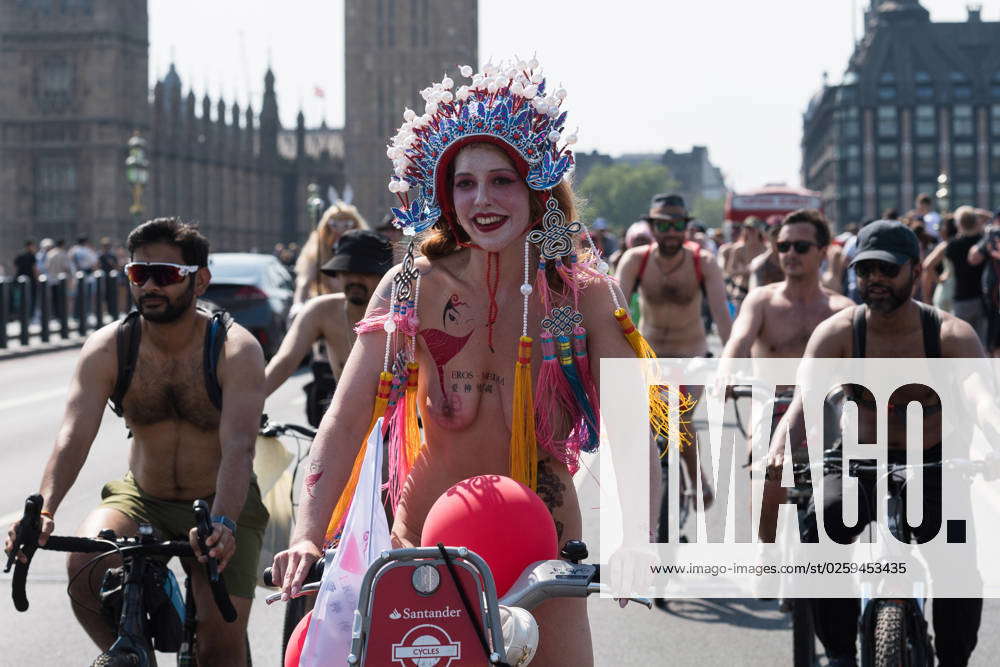 World Naked Bike Ride In London London United Kingdom June