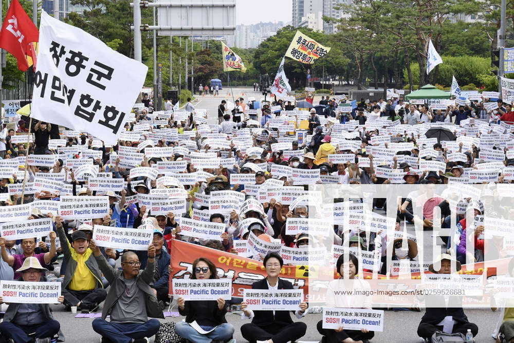 S Dkorea Proteste Gegen Japans Geplante Einleitung Radioaktiver