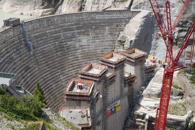 Photo Manuel Geisser Replacement Dam Spitallam Switzerland