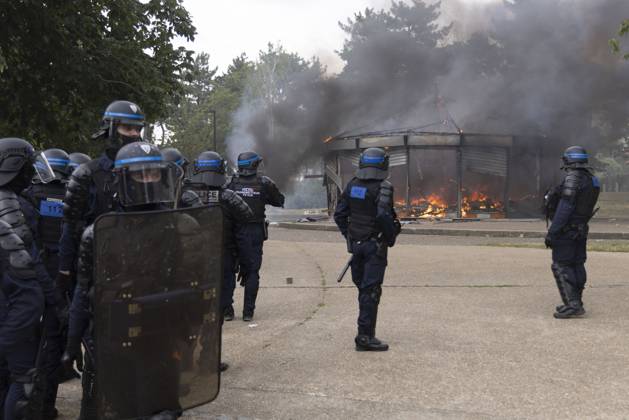 Nanterre France After The Funeral March From The