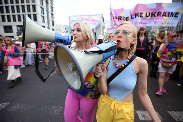 CHRISTOPHER STREET DAY 2023 BERLIN PRIDE 2023 CSD Berlin Am 22