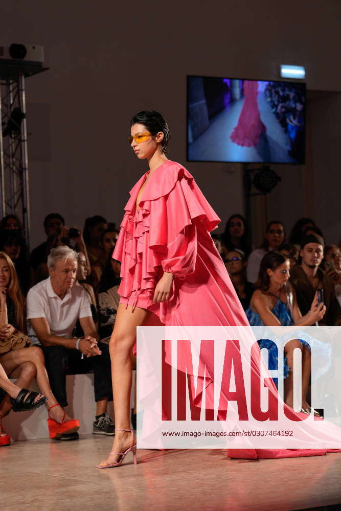 Lisbon Fashion Week In Portugal Oct A Model Walks The Runway