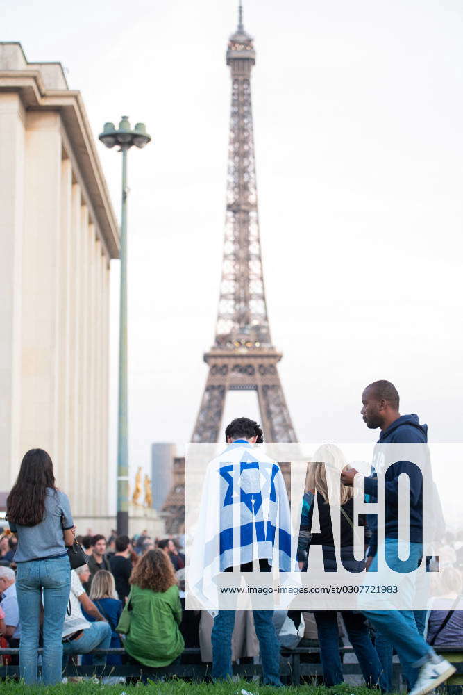 Rally In Solidarity With Israel Paris Thousands Of People At The