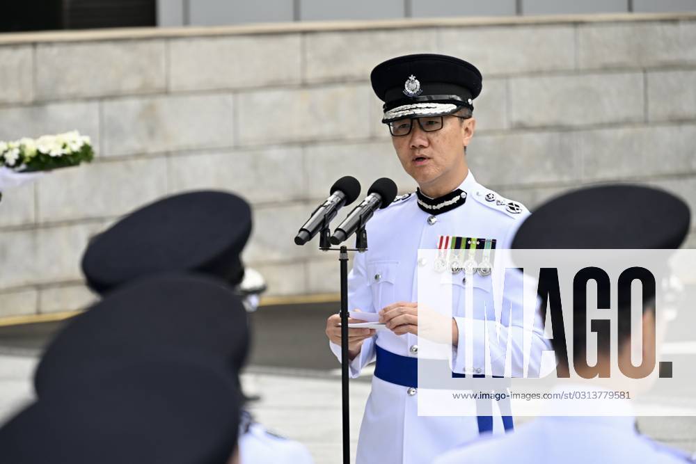 HONG KONG CHINA NOVEMBER 10 Commissioner Of Police Raymond Siu Chak