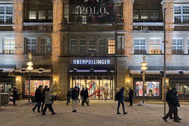 The Oberpollinger Is A Well Known Upmarket Department Store In