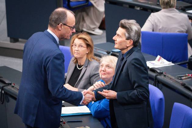 147 Bundestag Session And Debate Friedrich Merz CDU In Portrait During