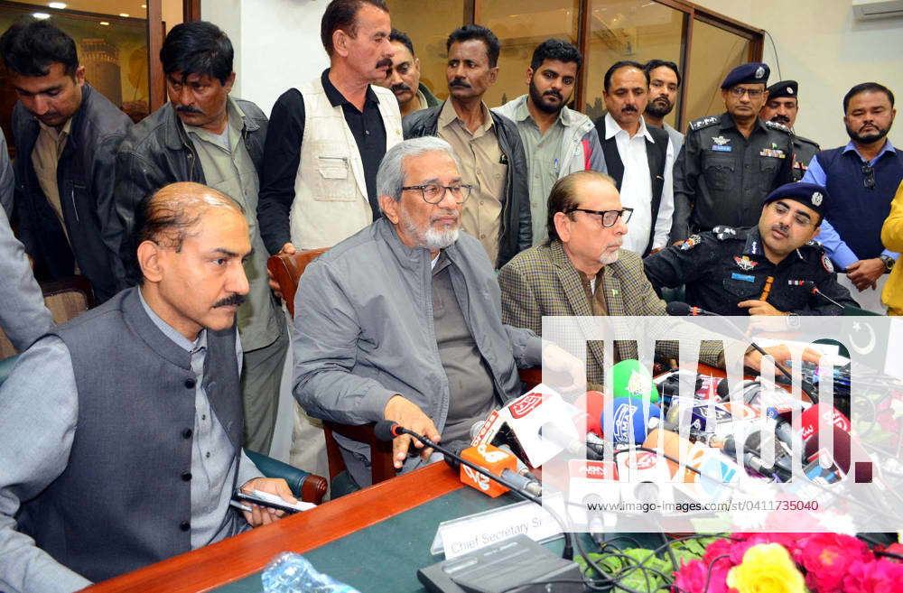 HYDERABAD PAKISTAN FEB 05 Caretaker Sindh Chief Minister Justice