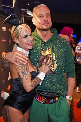 Eric Sindermann With Girlfriend Desiree Hansen At The Fashion Show Born