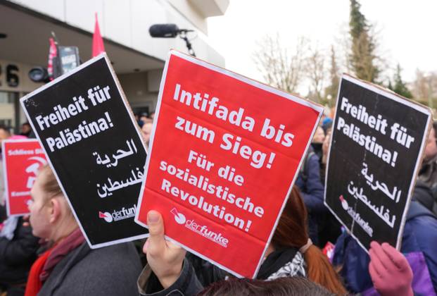 Berlin Solidarity Rally At The Fu Ger Berlin Berlin