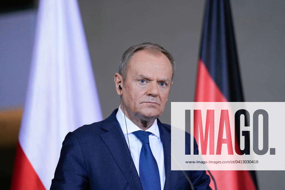 Prime Minister Donald Tusk Federal Chancellor Olaf Scholz Receives The